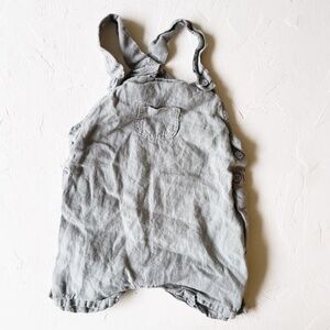 Frugoo Cotton Grey Overalls 6 months